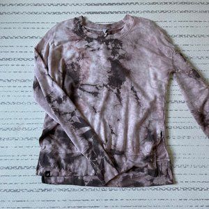 Glyder Mauve & Charcoal Tie-Dye Women's Sweatshirt